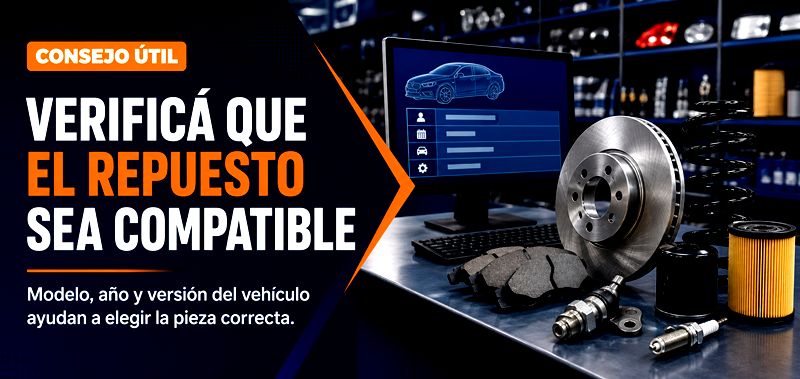 Consejo útil sobre compatibilidad del repuesto
